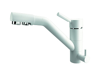 Смеситель Dr. Gans ДУЭТ Белый (с чистой водой)