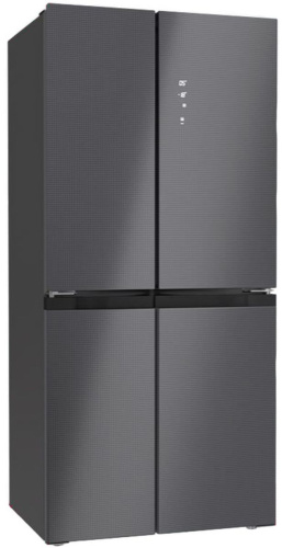 Холодильник LEX LCD450 graphite skin Cross Door