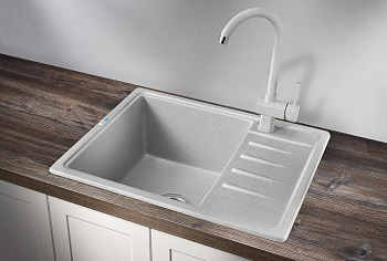 Кухонная мойка Granula Стандарт кварц ST-5803, базальт