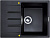 Кухонная мойка Zigmund & Shtain RECHTECK 645 ЧЕРН.БАЗАЛЬТ