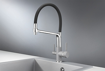 Смеситель для кухни Granula GR-0083, алюминиум