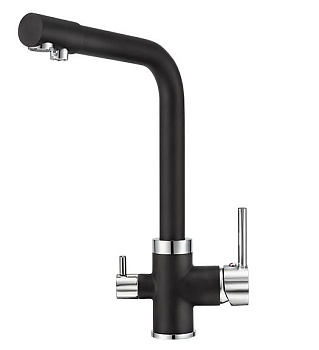 Смеситель для кухни Granula GR-2015, турмалин