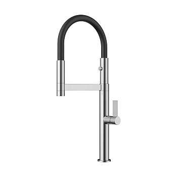 Смеситель Omoikiri Osaka-BN-BL латунь/нержавеющая сталь/черный