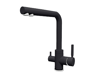 Смеситель Florentina АЛЬДО, цвет черный