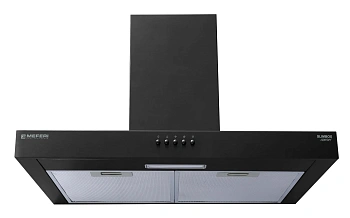 Т-образная пристенная вытяжка Meferi SLIMBOX60BK LIGHT