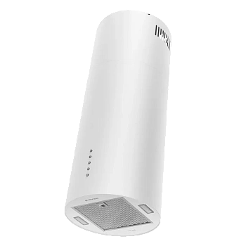 Цилиндрическая островная вытяжка MEFERI TUBE35WH ISLA ULTRA