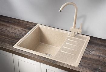 Кухонная мойка Granula Стандарт кварц ST-5803, классик