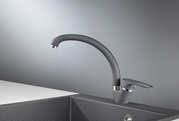 Смеситель для кухни Granula Стандарт ST-03, графит