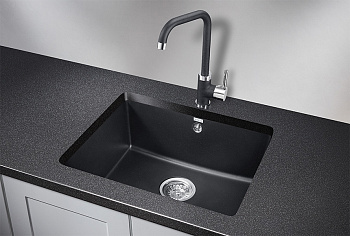 Кухонная мойка Granula Гранула GR-5551, шварц
