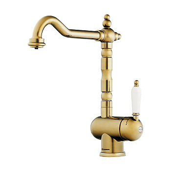 Смеситель Omoikiri Kyoto 2 Plus-G латунь/золото