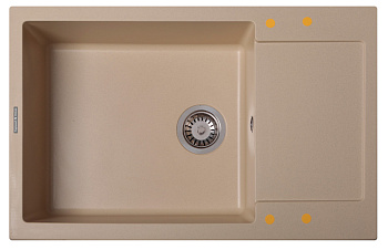 Кухонная мойка Zigmund & Shtain RECHTECK 780.490 ТОПЛ.МОЛОКО