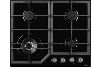 Газовая варочная панель Monsher MGG 60 Noir