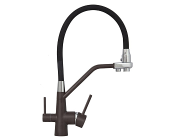 Смеситель Zigmund & Shtain 2200 ZS ШВЕЙЦ.ШОКОЛАД