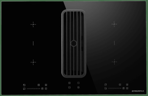 Индукционная варочная панель с интегрированной вытяжкой Maunfeld AVSI804SBH