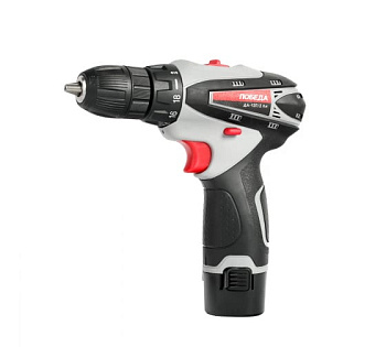 Аккумуляторная дрель-шуруповерт ПОБЕДА ДА-12П/2 Ли