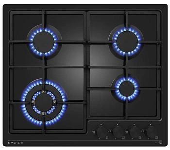 Газовая варочная панель MEFERI MGH604BK LIGHT