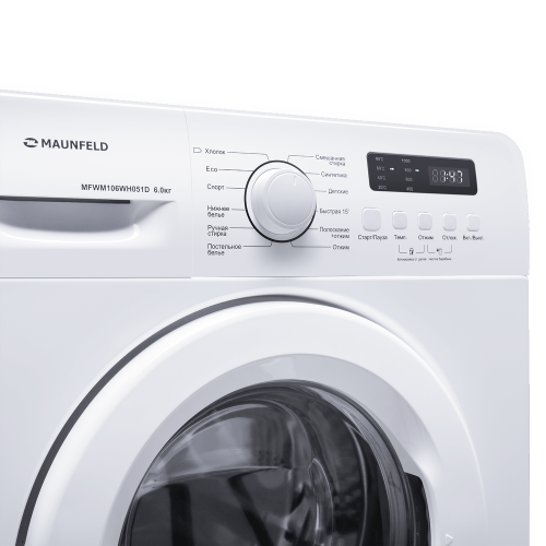 Стиральная машина Maunfeld MFWM106WH051D
