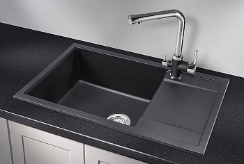 Кухонная мойка Granula Гранула GR-7805, шварц