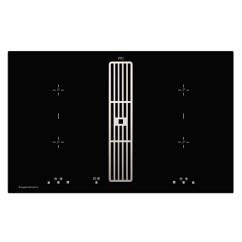 Индукционная варочная панель с вытяжкой Kuppersbusch KMI 8500.0 SR Stainless Steel