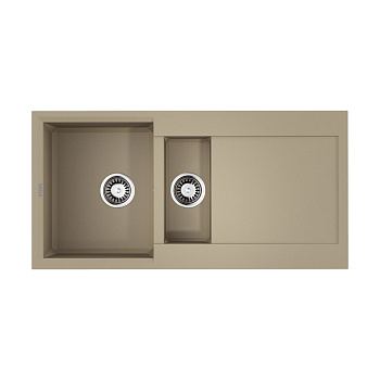 Мойка Omoikiri Sakaime 100-2-CH Tetogranit/шампань