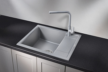 Кухонная мойка Granula Гранула GR-6002, алюминиум