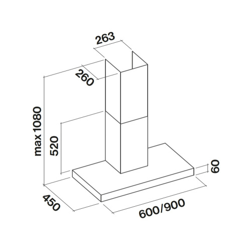 Вытяжка Falmec MERCURIO EVO 90