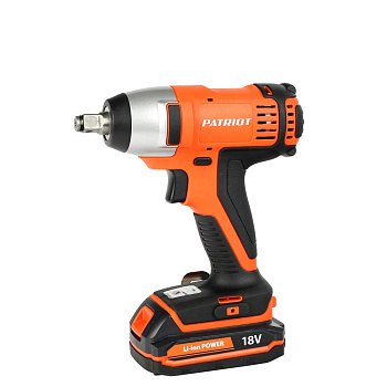 Гайковерт ударный аккумуляторный PATRIOT BR 180Li-1/2 UES, две АКБ Li-ion, 18В, 1,5 Ач