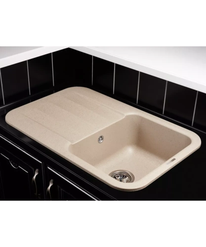 Кухонная мойка Kuppersberg LIRA 1B1D BEIGE
