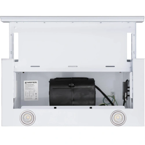 Телескопическая вытяжка MEFERI SLIDEBOX60WH GLASS ULTRA