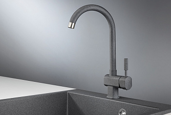 Смеситель для кухни Granula Стандарт ST-31, графит