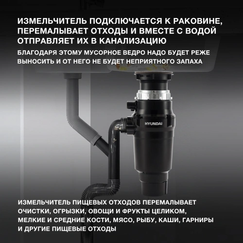Измельчитель Hyundai HFWD 10390 390Вт