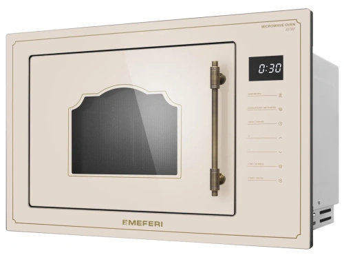 Встраиваемая микроволновая печь Meferi MMO6025BG RETRO