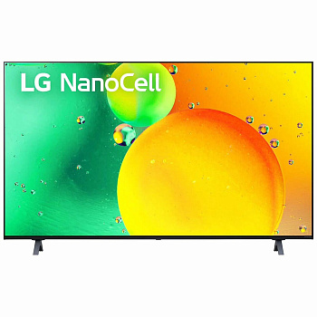 55" Телевизор LG 55NANO756QA, черный