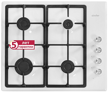 Газовая варочная панель Simfer H60Q40W416