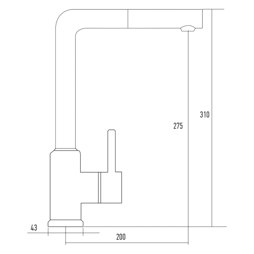 Кухонный смеситель Kuppersberg Geo KG2385CR ECRU