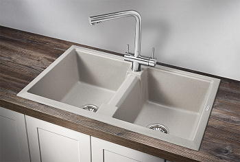 Кухонная мойка Granula Гранула GR-8101, базальт