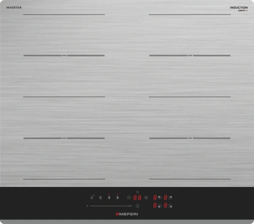 Варочная панель индукционная с инвертором Meferi MIH604GR COMFORT PLUS
