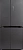Холодильник LEX LCD450 graphite point Cross Door