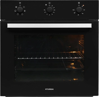Духовой шкаф электрический Hyundai HEO 6631 BG черное стекло