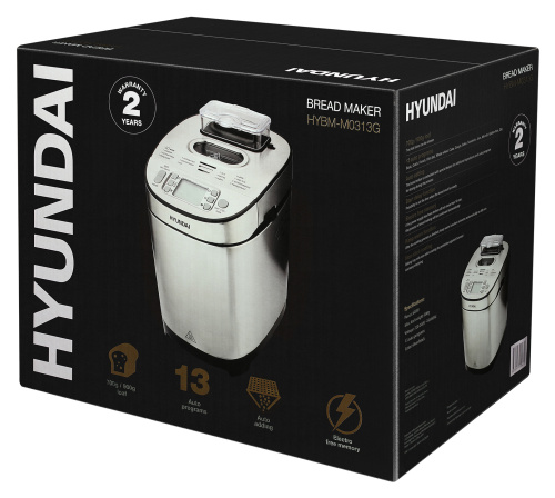 Хлебопечь Hyundai HYBM-M0313G 600Вт