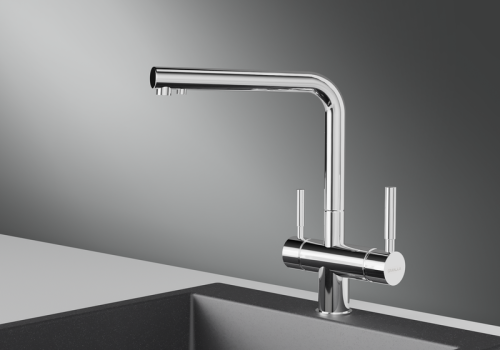 Смеситель для кухни Granula GR-2305, нерж