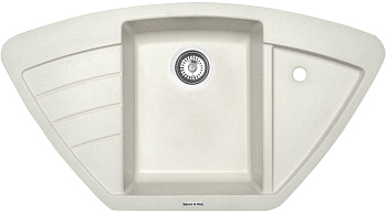 Кухонная мойка Zigmund & Shtain ECKIG 900 ИНД.ВАНИЛЬ
