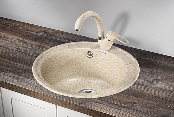 Кухонная мойка Granula Стандарт кварц ST-4802, классик