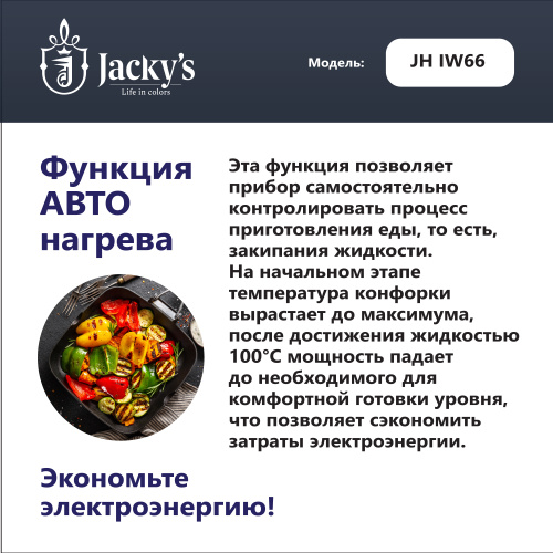 Индукционная варочная поверхность Jacky's JH IW66