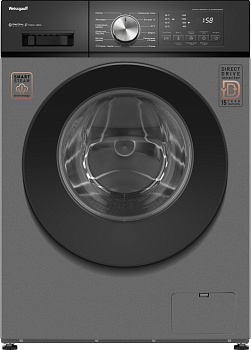 Стиральная машина Weissgauff WM 45127 Direct Drive Inverter Steam Deep Grey