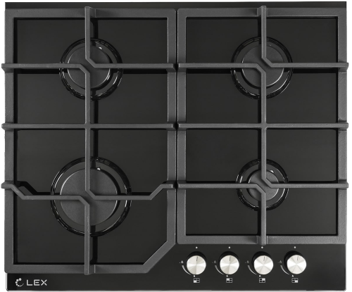 Газовая варочная поверхность LEX GVG 642 BLACK