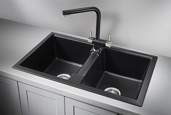 Кухонная мойка Granula Гранула GR-8101, шварц