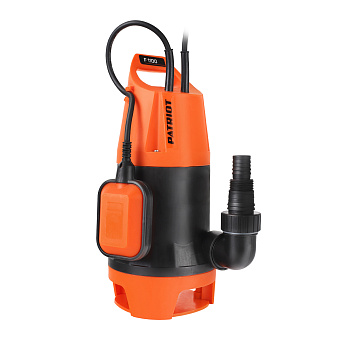 Насос дренажный PATRIOT F 1100, для грязной воды, 1120 Вт