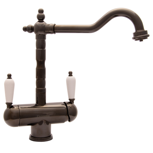 Кухонный смеситель PVD Florentina Ария Графит