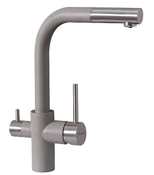 Кухонный смеситель Florentina Кристалл Грей (для чистой воды)